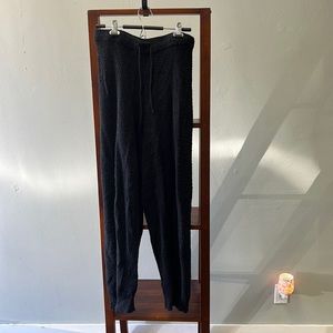 Fuzzy Black Reformation Lounge Set sz. Large